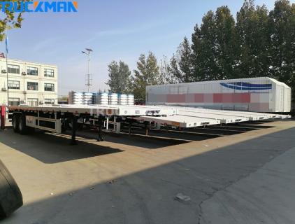 Trailer Flatbed Kargo 50 Ton