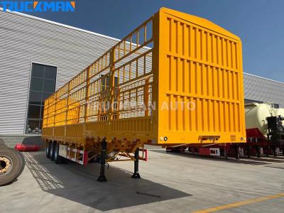 3 Axles 70 Ton Cargo Fence Semi Trailer