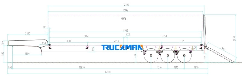 Low Bed Trailer For Nigeria Low Bed Trailer For Nigeria