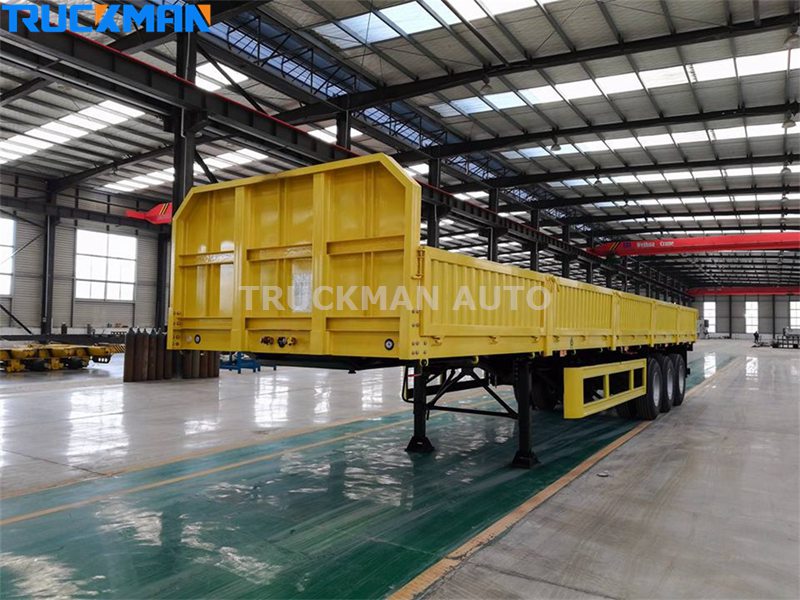 бортовой бортовой прицеп side wall flatbed trailer