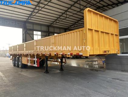 Trailer ba trục 60 tấn tường bên