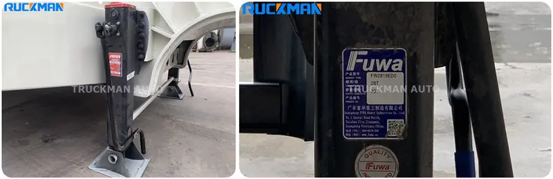 Perna de suporte às marcas YAHUA, FUWA e JOST YAHUA, FUWA and JOST Brand Support Leg