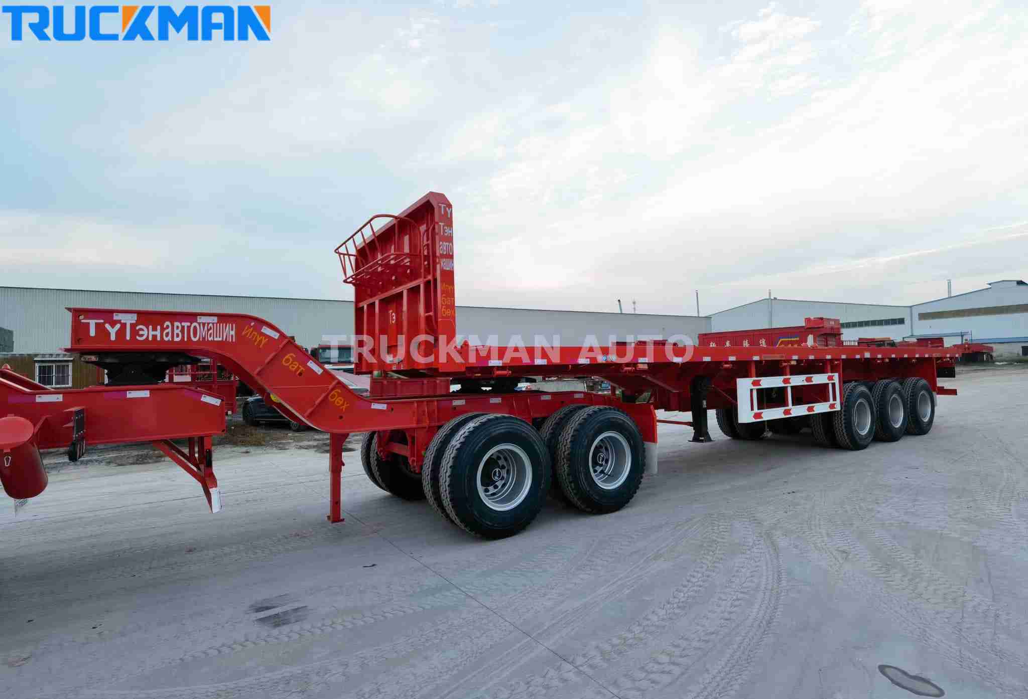 бортовой прицеп-контейнеровоз Interlink interlink container flatbed trailer