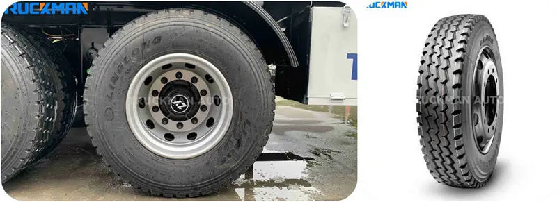 Pneu da marca TRIANGLE e LINGLONG TRIANGLE and LINGLONG Brand Tire