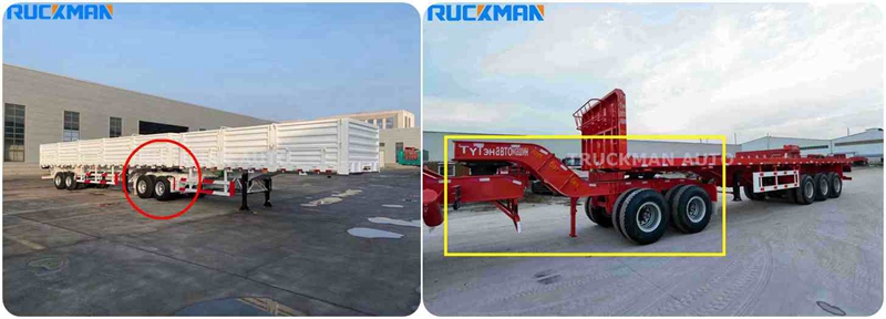 бортовые прицепы-контейнеровозы интерлинк interlink container flatbed trailers