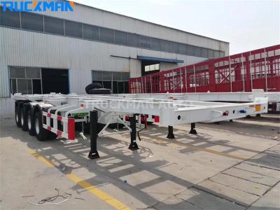 4 Axles Skeleton Container Semi Trailer
