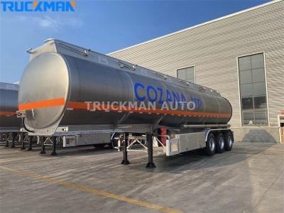 remorque de réservoir de carburant en aluminium