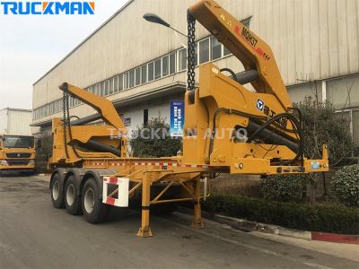 Semi-reboque porta-contêineres de 3 eixos de 60 toneladas