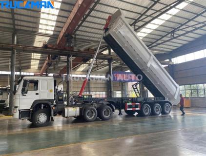 Самосвальный прицеп