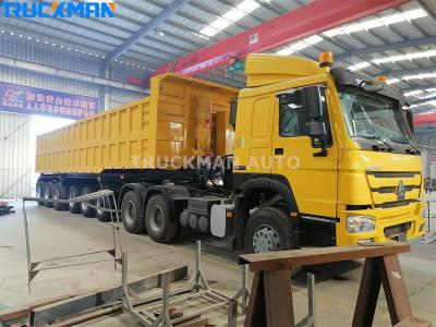 Treler Semi Dump 6 Gandar 100 Tan