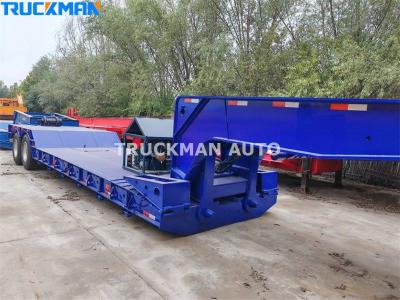 Gooseneck ဖြုတ်တပ်နိုင်သော Lowbed Trailer