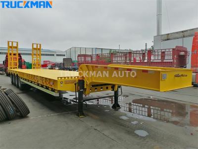 Semi-remorque surbaissée à 4 essieux